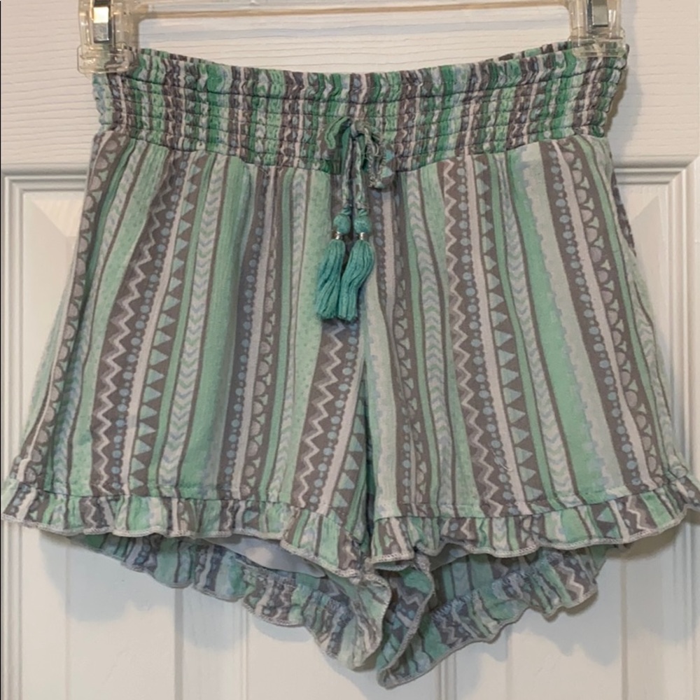 Justice Girls Printed Shorts Size 10